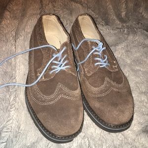 Boys leather oxfords